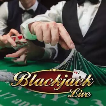 Live Blackjack game by Evolution – logo hosted on Memo Casino